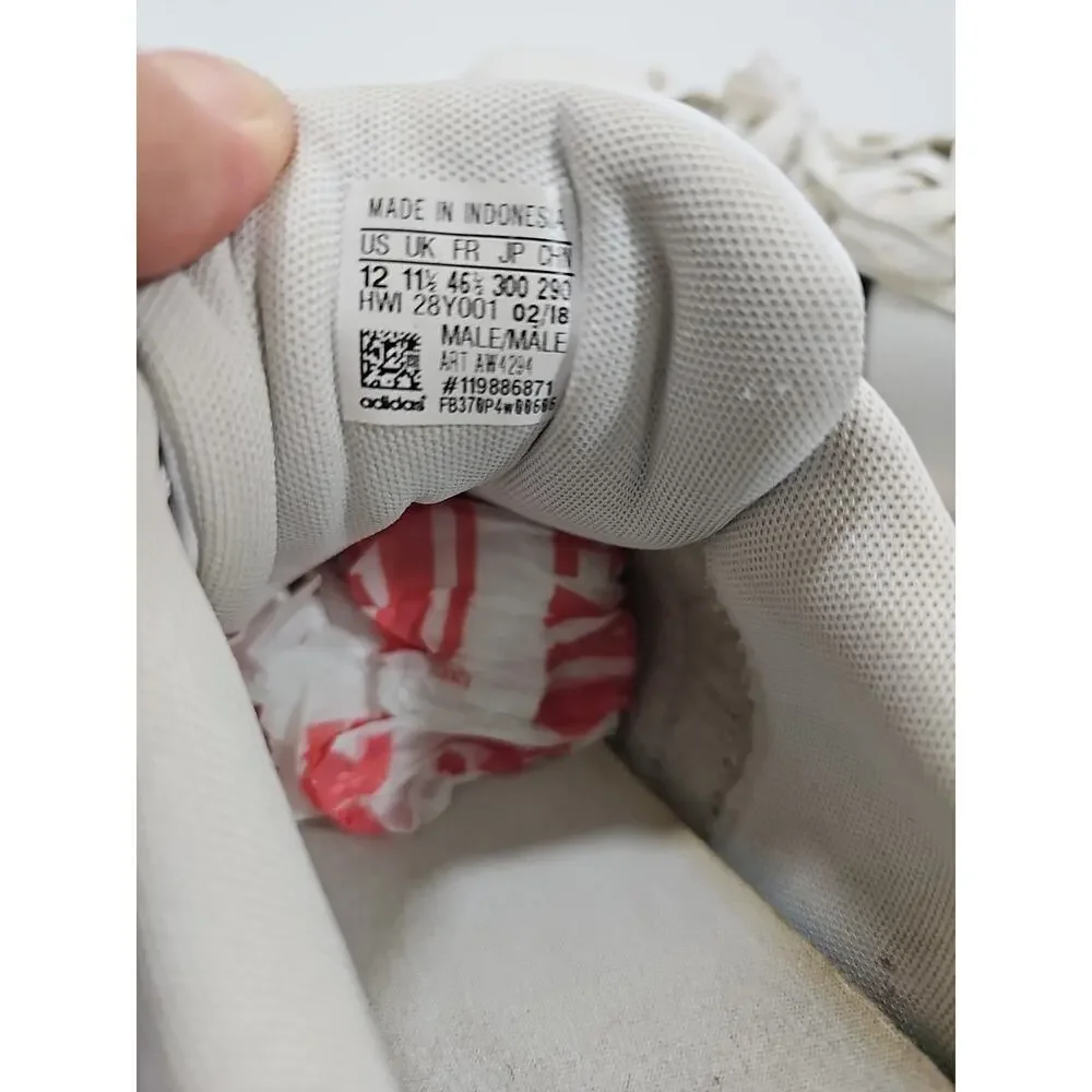 Adidas ~Men's Size 12~ Cloudfoam Neo White Black - AW4294-